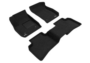 Cadillac XT4 Floor Mat Set - Front and Rear - 3D MAXpider - Elegant Series - Black - `19-`25 Cadillac XT4 Floor Mat Set - Front and Rear - 3D MAXpider - Elegant Series - Black - `19-`25